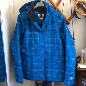 Columbia ski jacket outer shell omni-tech